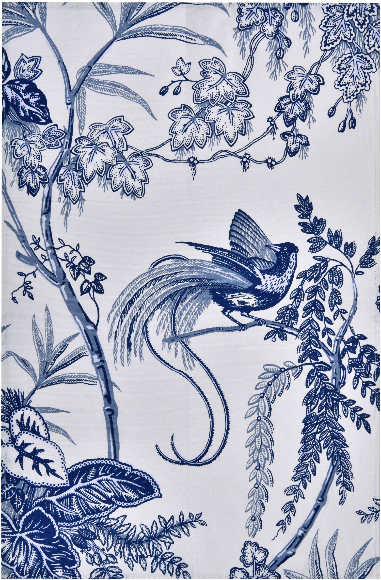 Ulster Weavers "Willow Toile", Printed cotton tea towel. - Home Landing