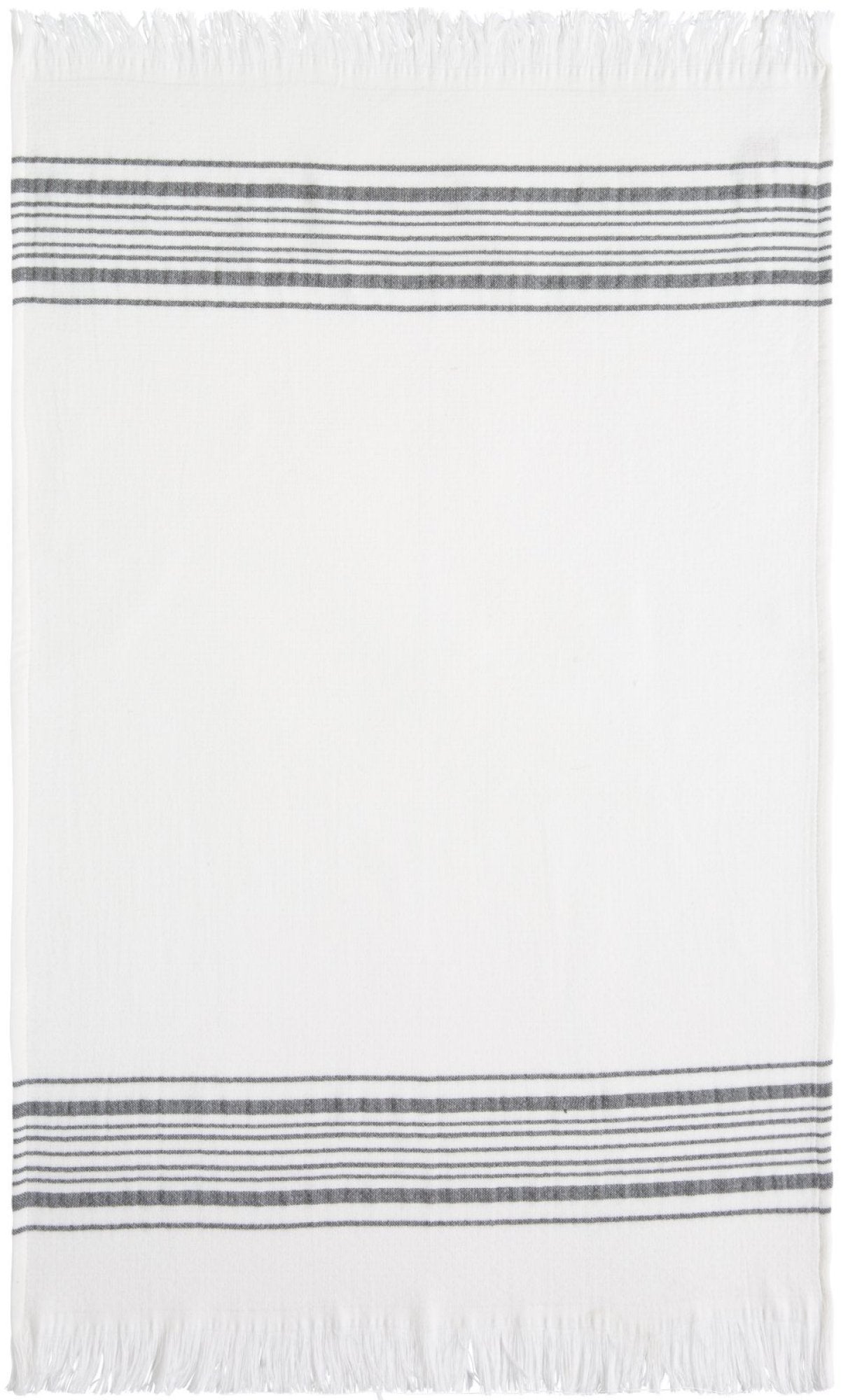 Coucke "Bise Anthracite", Woven cotton tea towel. Designed in France.
