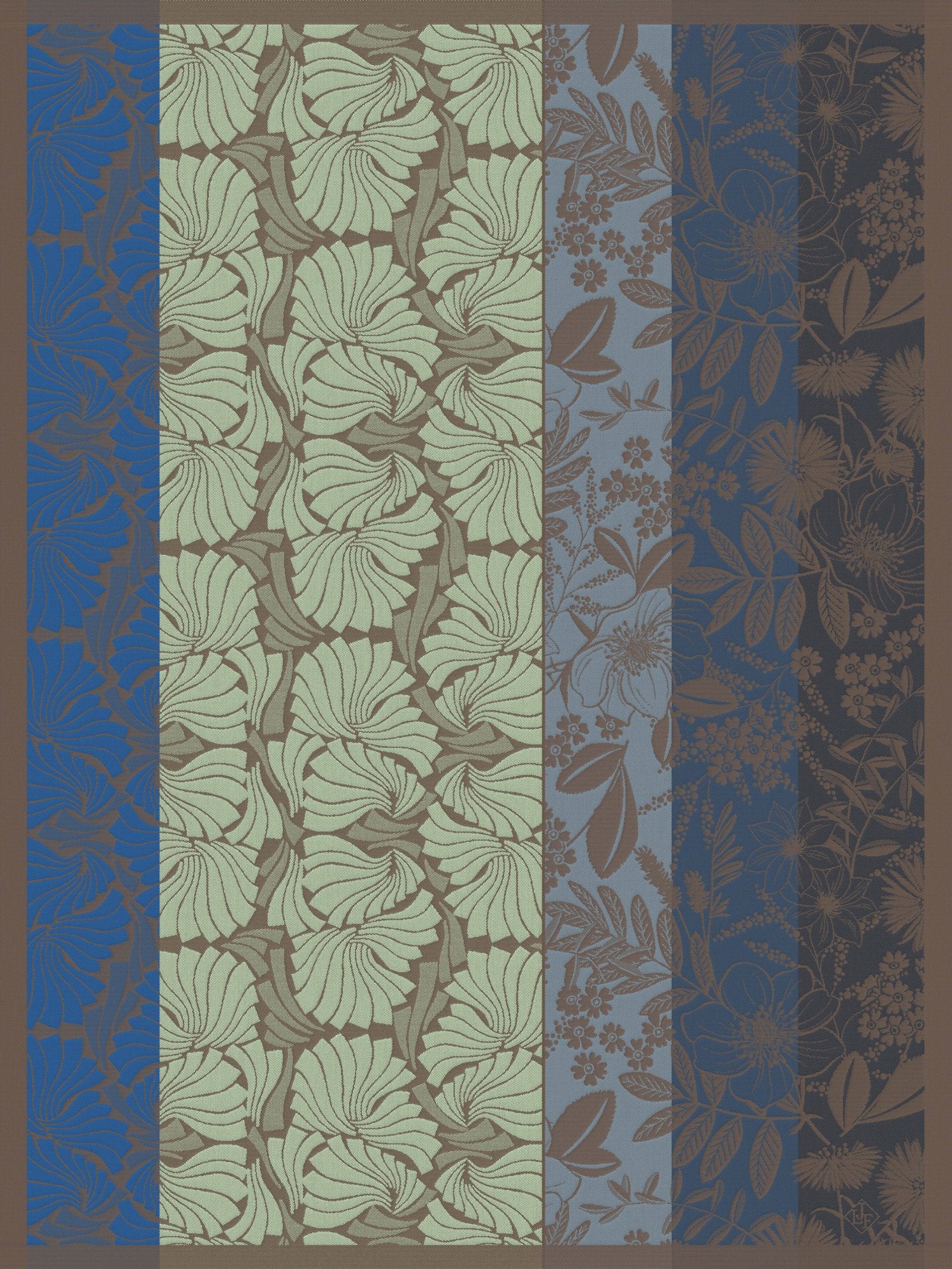 Jacquard Francais "Cottage" (Blue), Woven cotton tea towel. Made in France. (Copy)