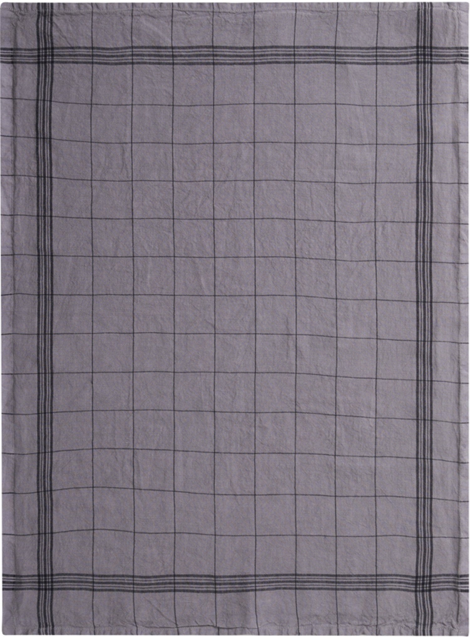 Charvet Editions "Bistro" (Breton), Natural woven linen tea towel. Made in France.