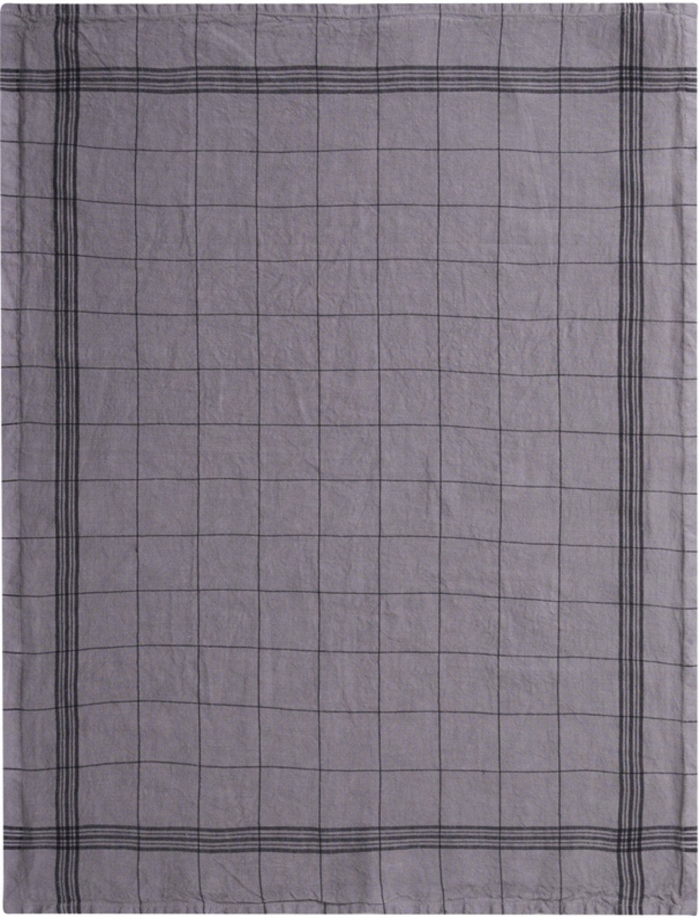 Charvet Editions "Bistro" (Breton), Natural woven linen tea towel. Made in France.