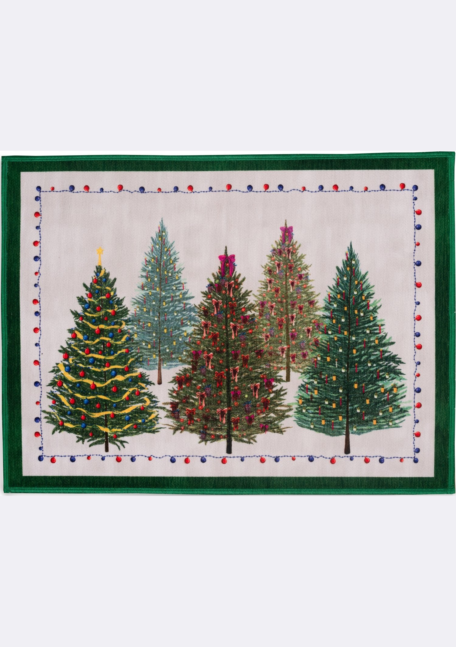 Tessitura Toscana Telerie, “Fairy Trees”, Xmas placemats pack of 2