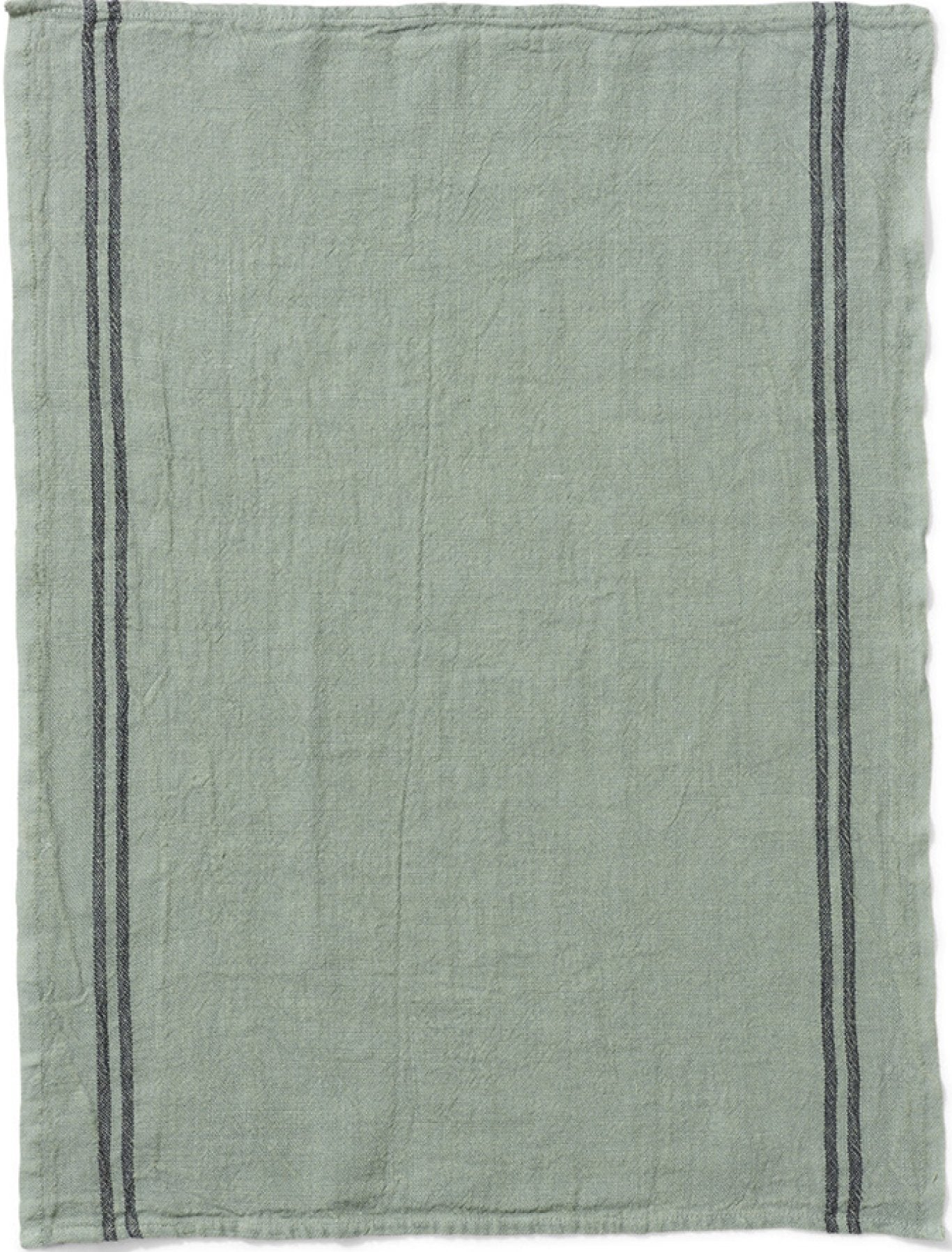 Charvet Editions "Country Washed & Dyed" (Laurier), Natural woven linen tea towel. Made in France. - Home Landing