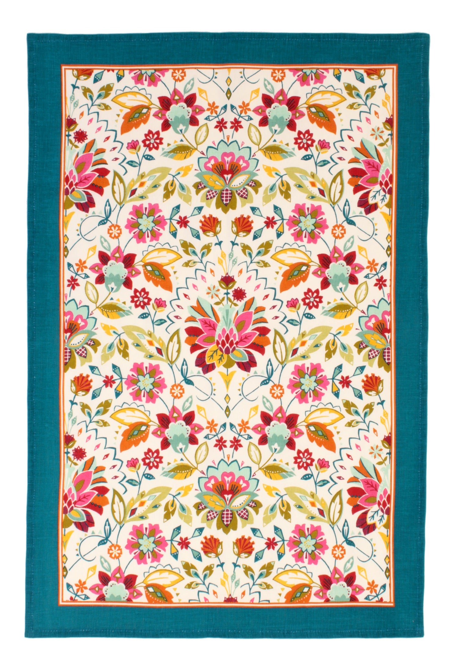 Ulster Weavers, "Bountiful Floral”, Pure linen printed tea towel. - Home Landing