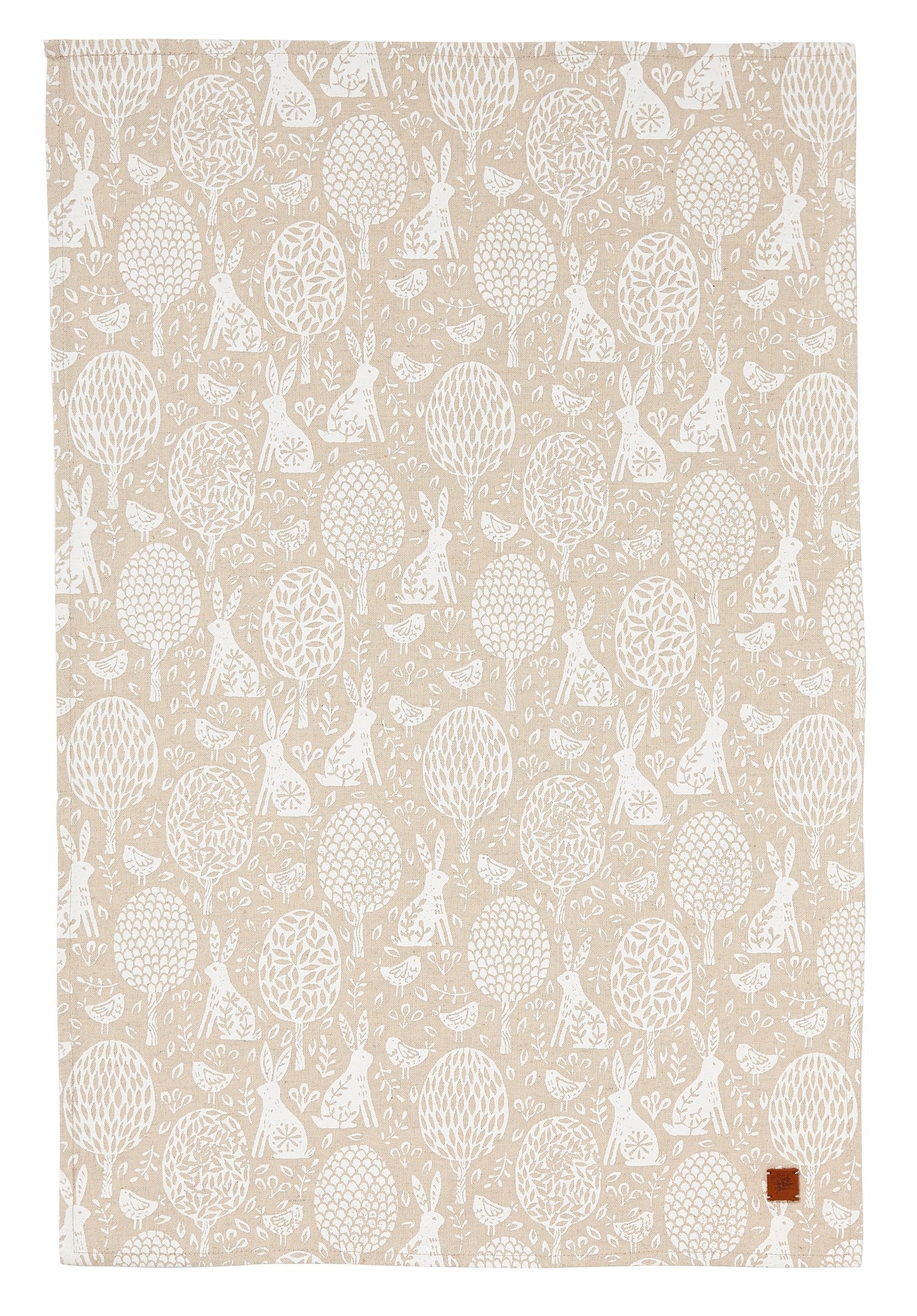 Ulster Weavers, "Cottontail Meadow", Union printed tea towel. - Home Landing