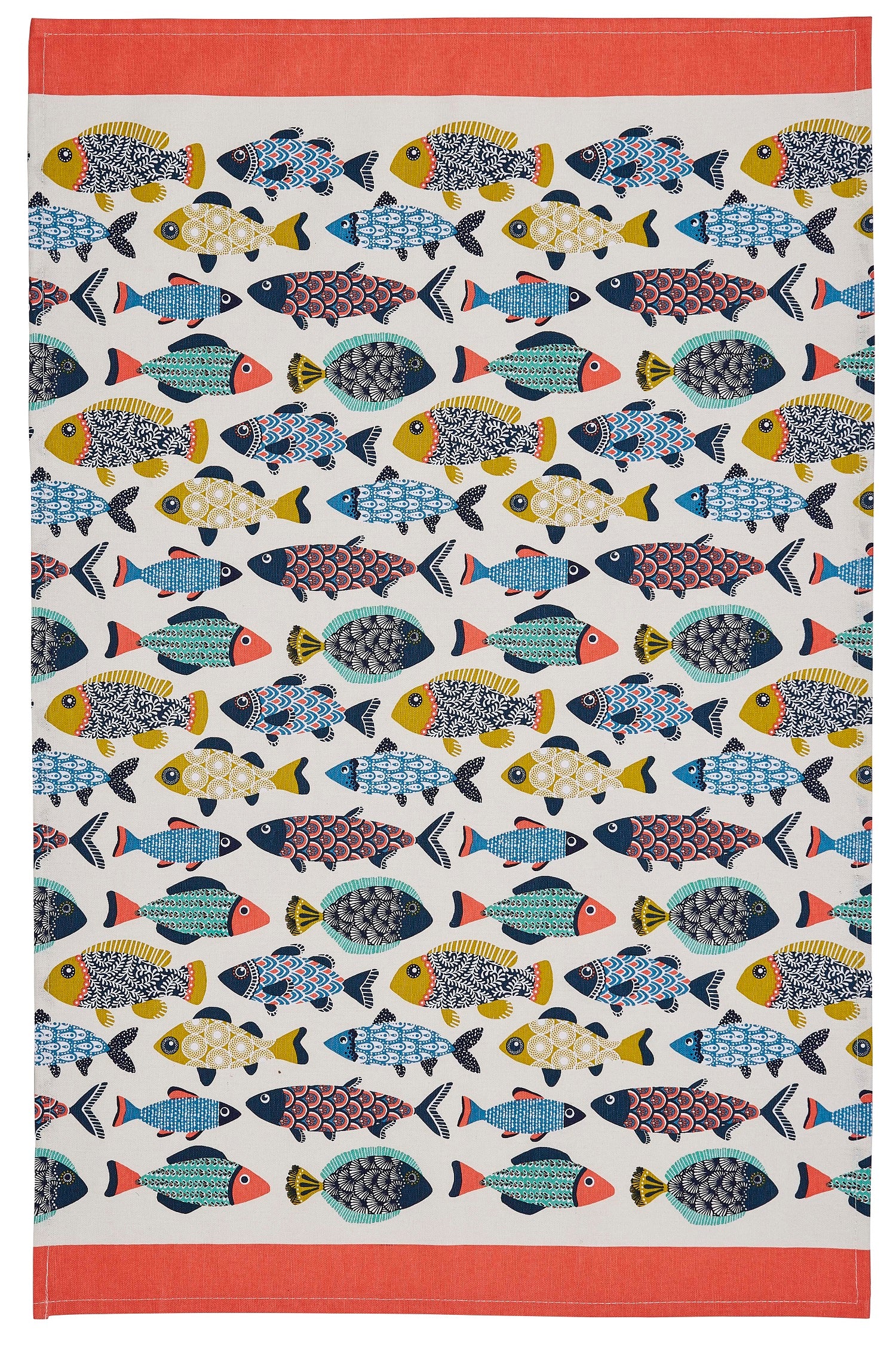 Ulster Weavers, "Aquarium", Pure cotton printed tea towel. - Home Landing