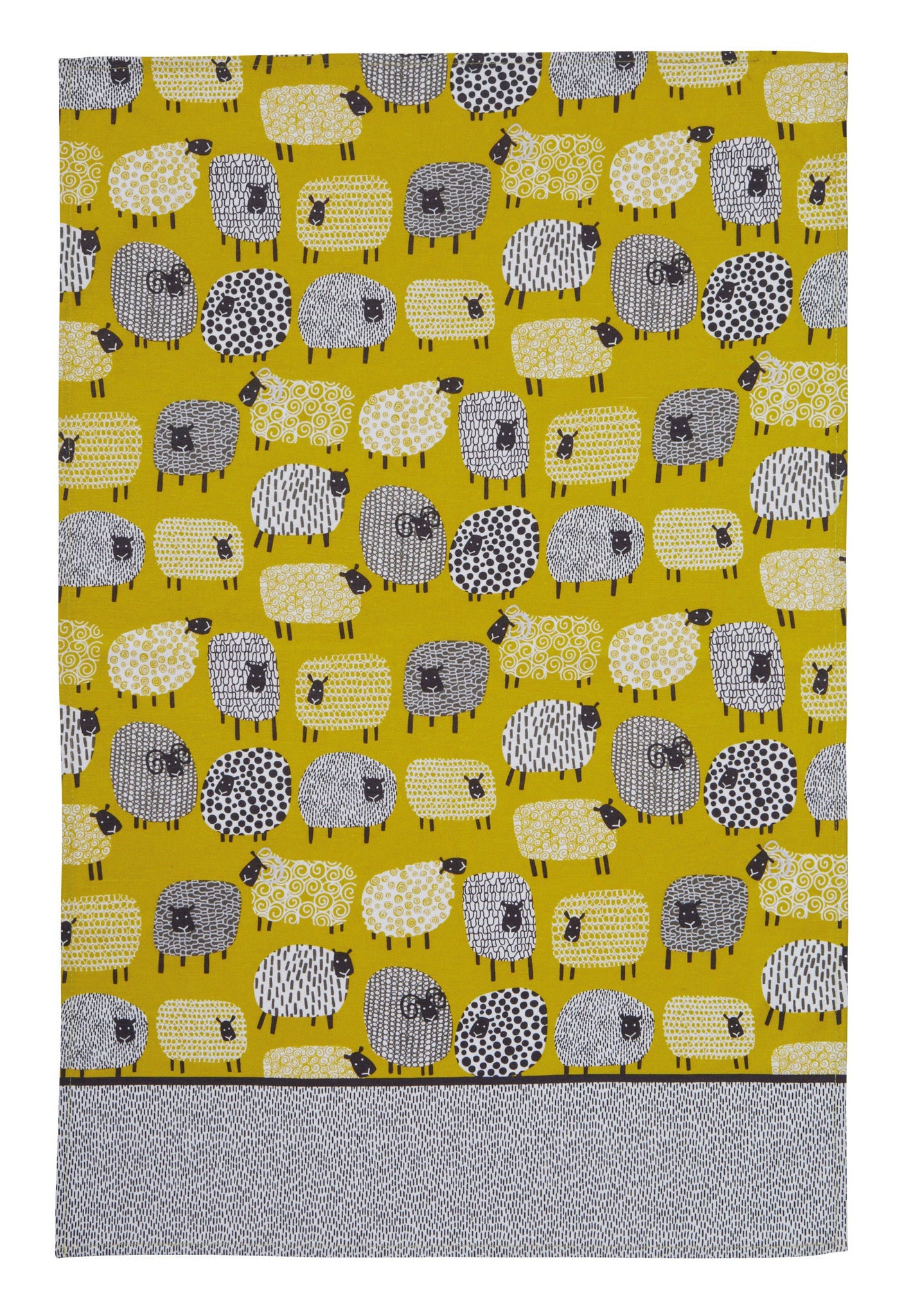 Ulster Weavers, "Dotty Sheep", Pure cotton printed tea towel - Home Landing