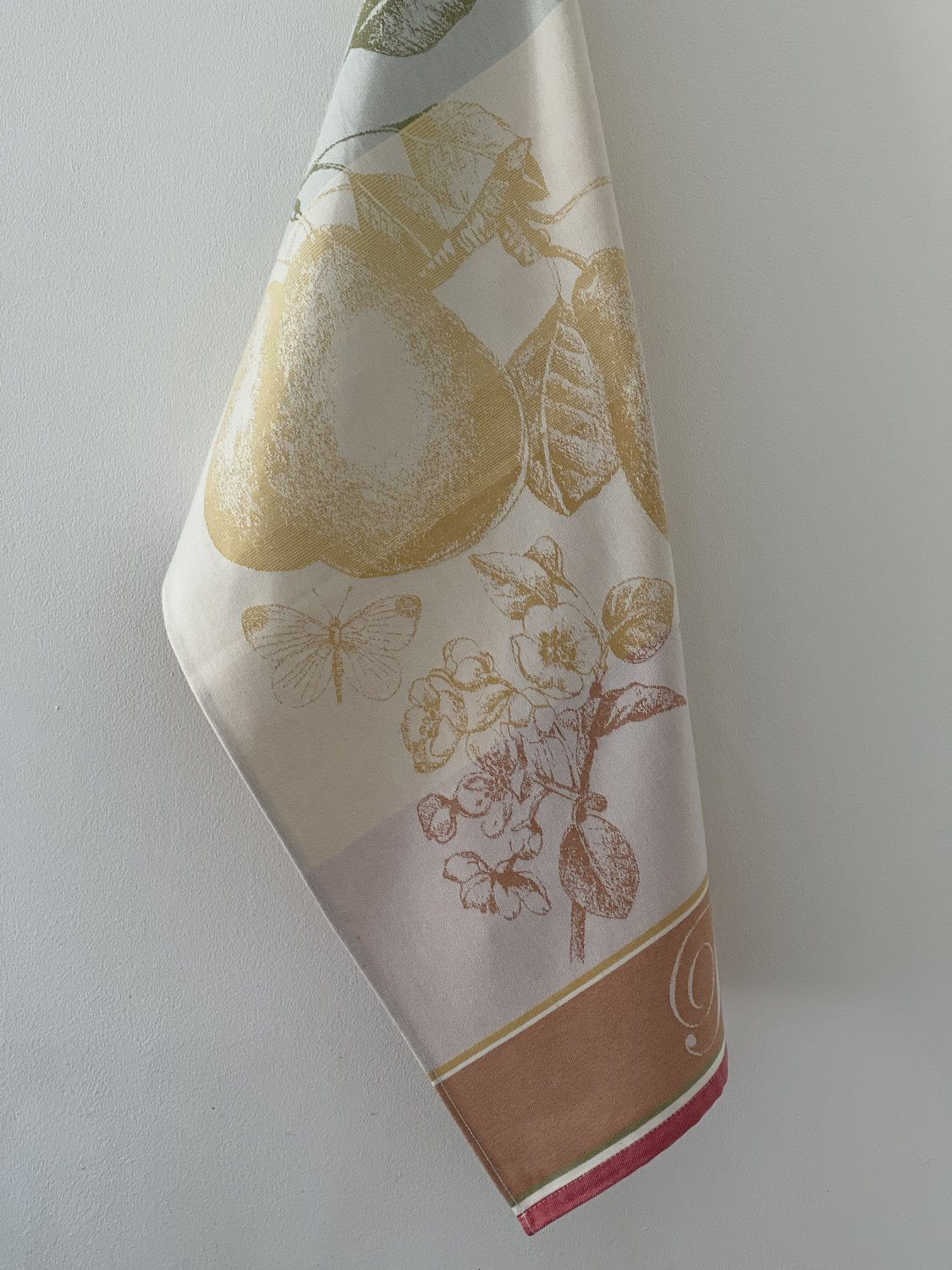 Coucke "Poirier", Woven cotton tea towel. Designed in France.