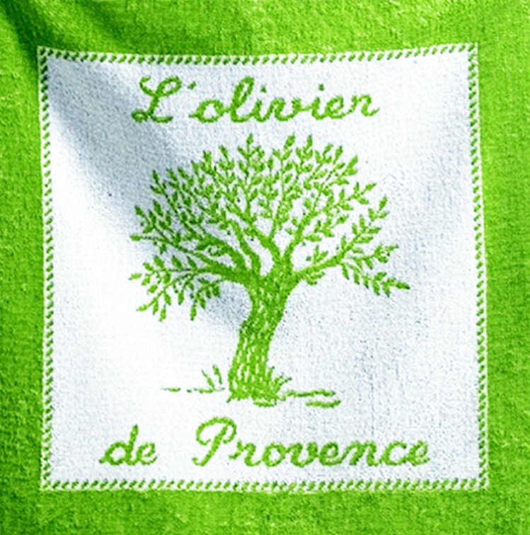 Coucke "Olivier Amande", Cotton terry hand towel. Designed in France.