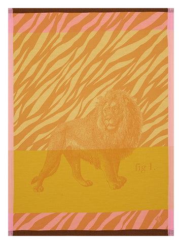 Jacquard Français "Savane" (Sun), Woven cotton tea towel. Made in France. - Home Landing