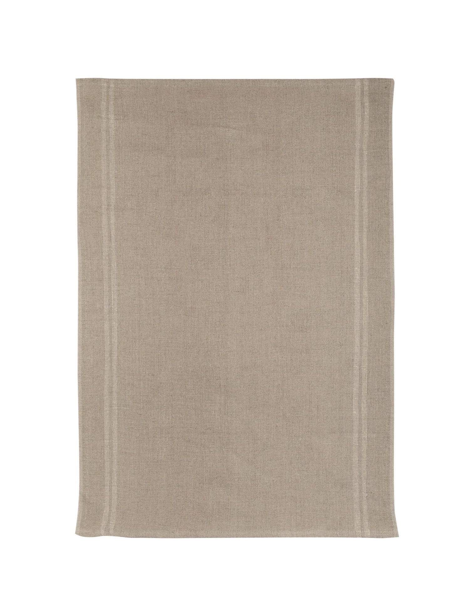 Charvet Éditions "Country" (Écru), Natural woven linen tea towel. Made in France. - Home Landing