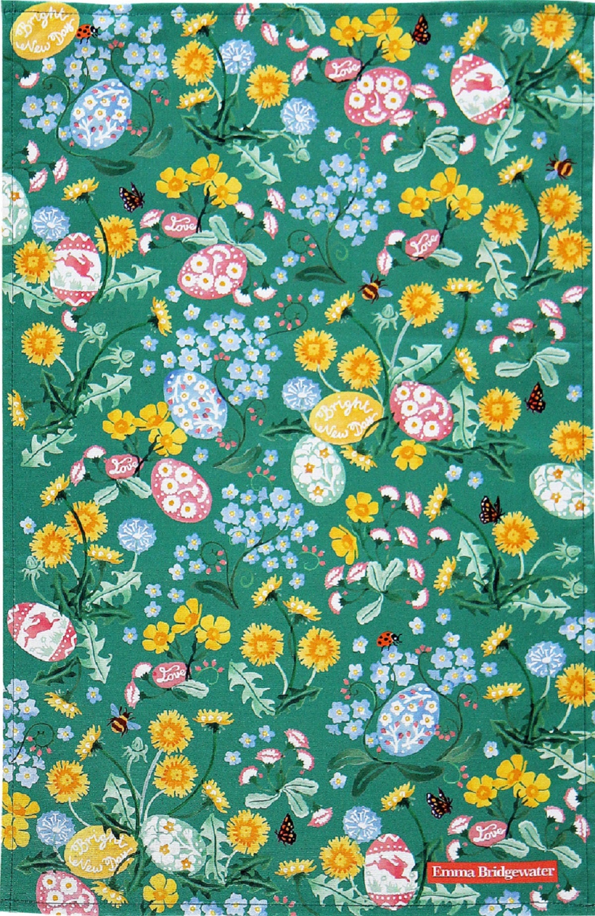 Emma Bridgewater "Easter Egg Hunt", Pure cotton tea towel.