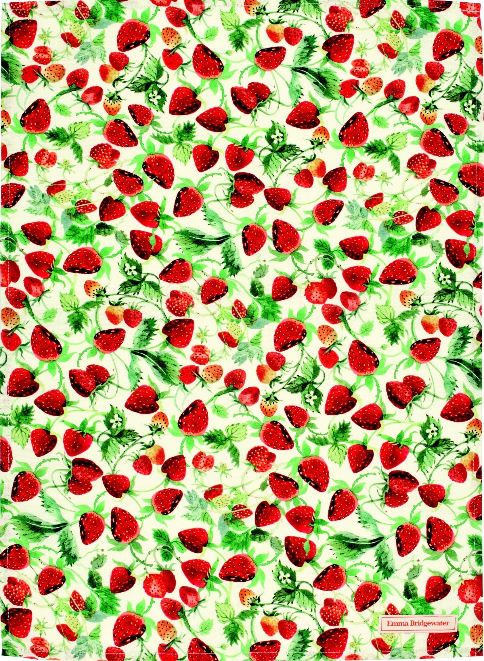 Emma Bridgewater "Strawberries", Pure cotton tea towel.