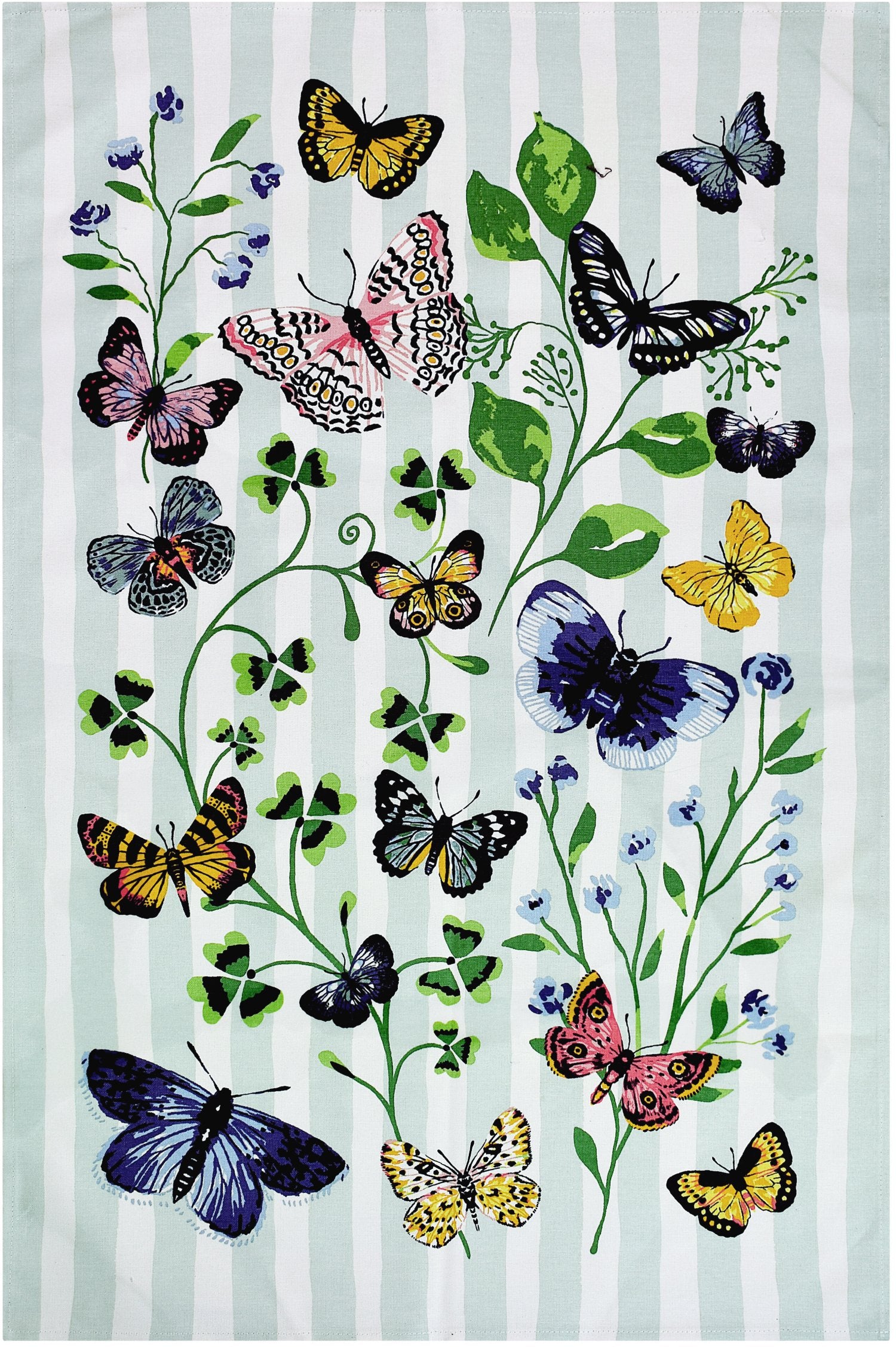 Ulster Weavers, "Butterfly Grove", Printed cotton tea towel. - Home Landing