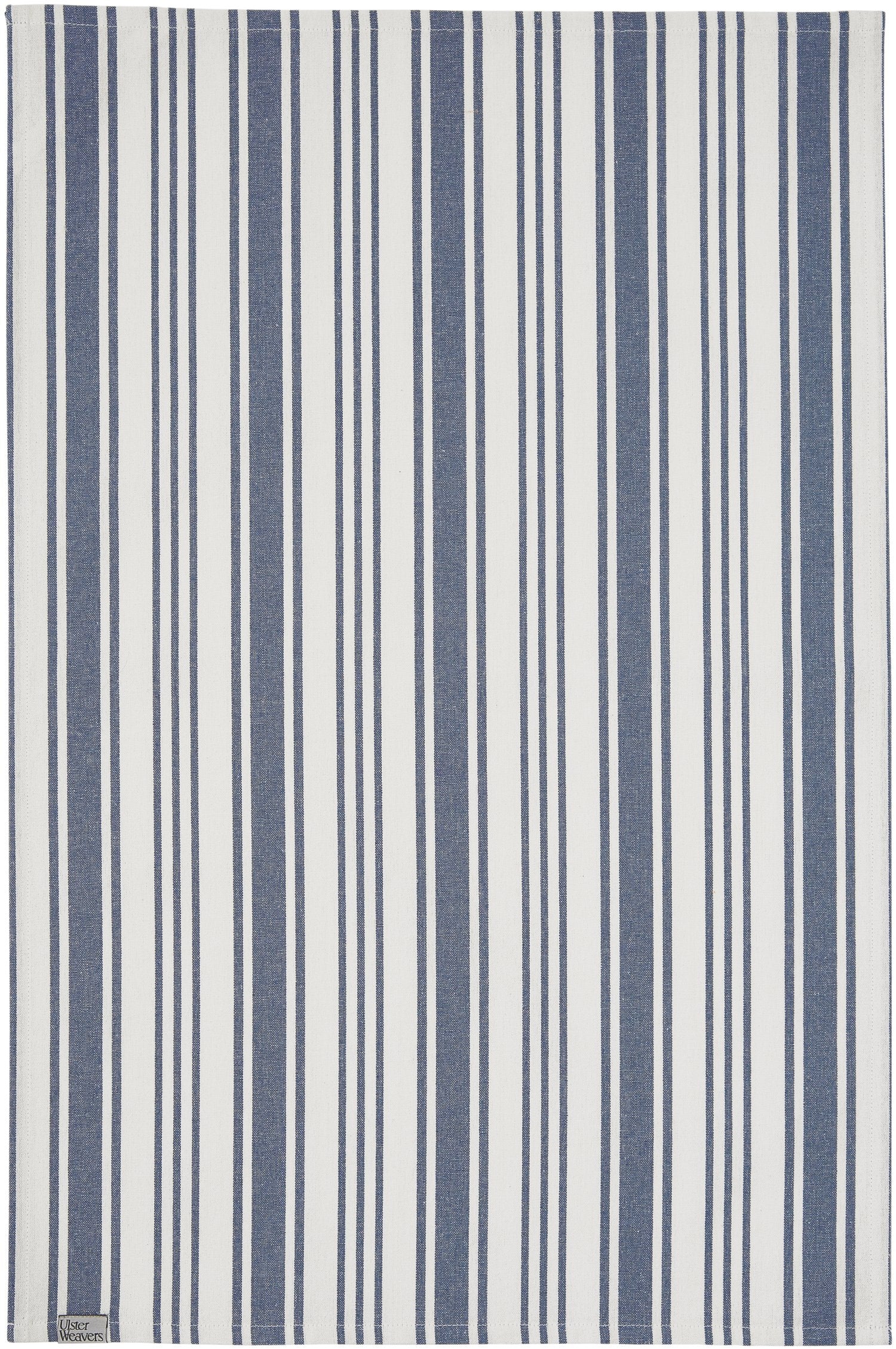 Ulster Weavers, "Denim Stripe", Printed cotton tea towel.