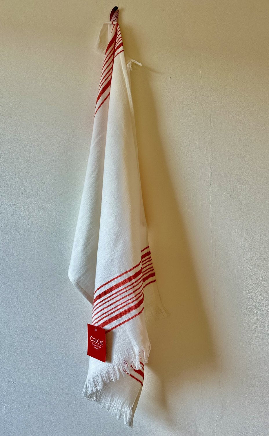 Coucke "Bise Rooibos", Woven cotton tea towel. Designed in France.