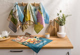 Coucke "WIM® Paris", Printed cotton tea towel. Designed in France.