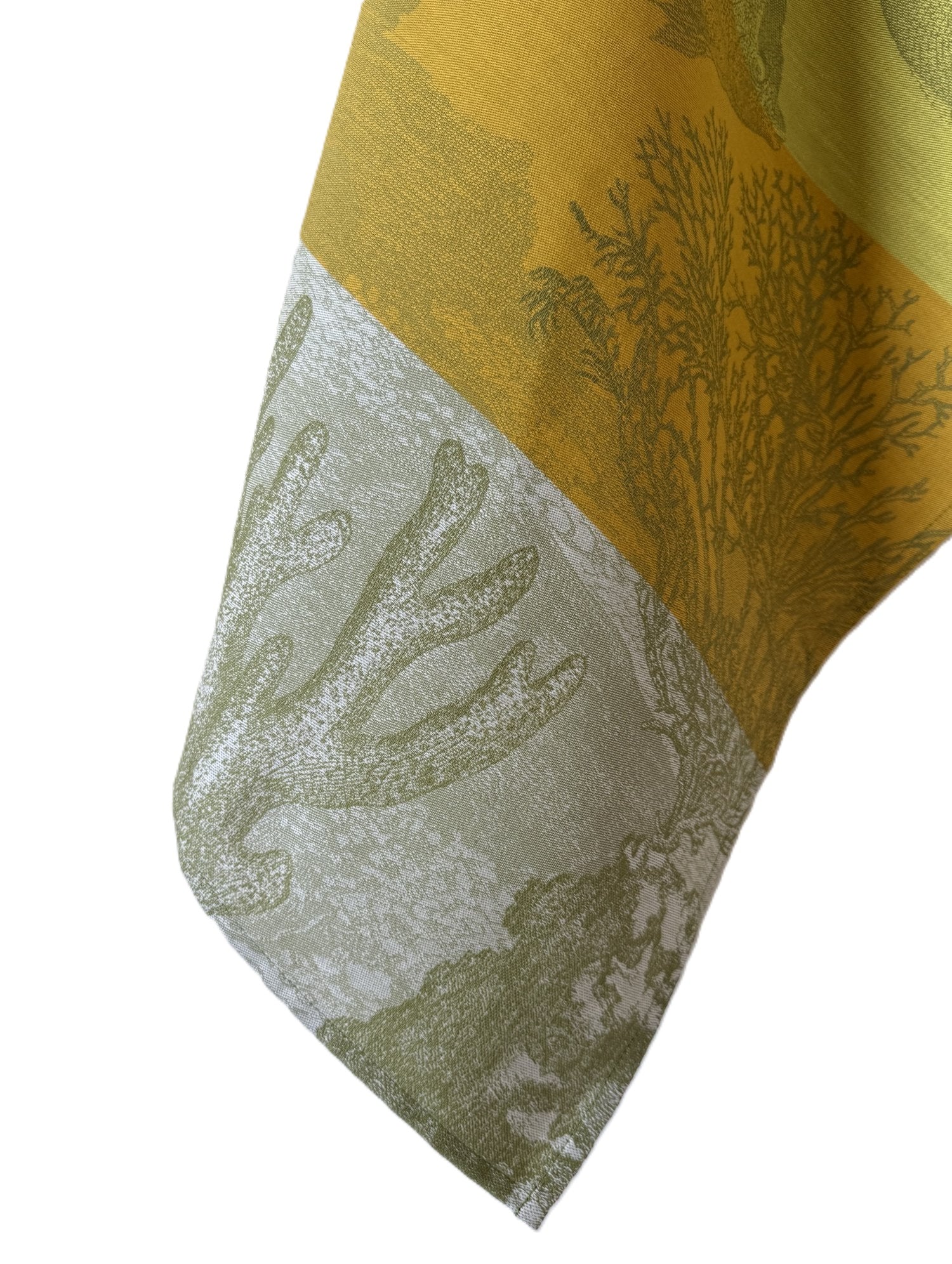 Jacquard Français "Sous L’Ocean" (Anemone), Woven cotton tea towel. Made in France. - Home Landing