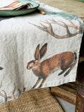 The Linoroom “Wild Animals,” Pure linen printed table runner.