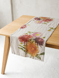 The Linoroom “Country Flowers,” Pure linen printed table runner.
