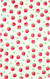 Thornback & Peel "Strawberry", Pure cotton tea towel. Hand printed in the UK.