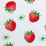Thornback & Peel "Strawberry", Pure cotton tea towel. Hand printed in the UK.