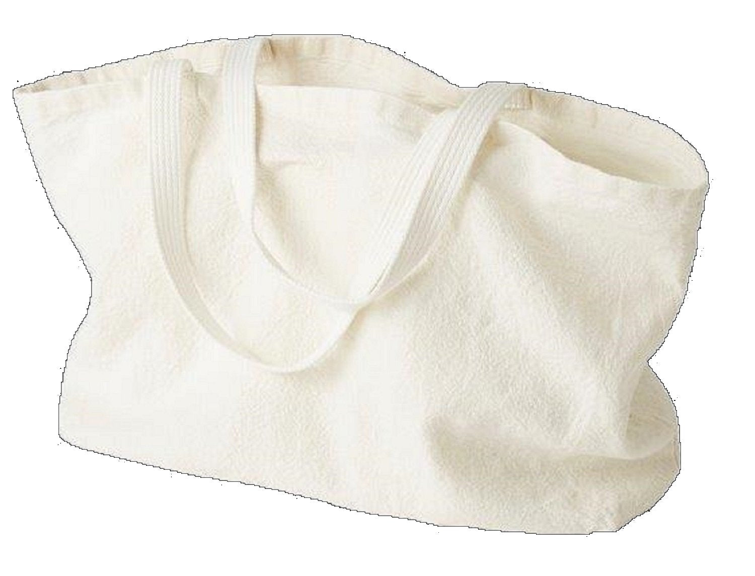 Charvet Editions "Doudou Bag" (White), Natural linen bag. Made in France.