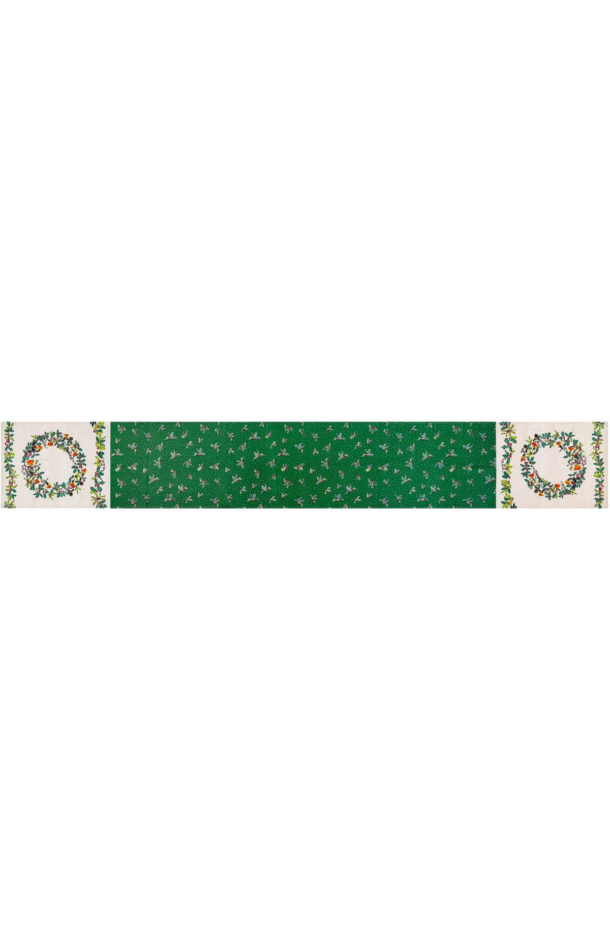 Ulster Weavers "Christmas Robins", Printed cotton table runner. - Home Landing