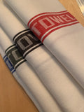 Thomas Ferguson Pure Fine Woven Irish Linen Tea Towel - Green Stripe, Ireland. - Home Landing