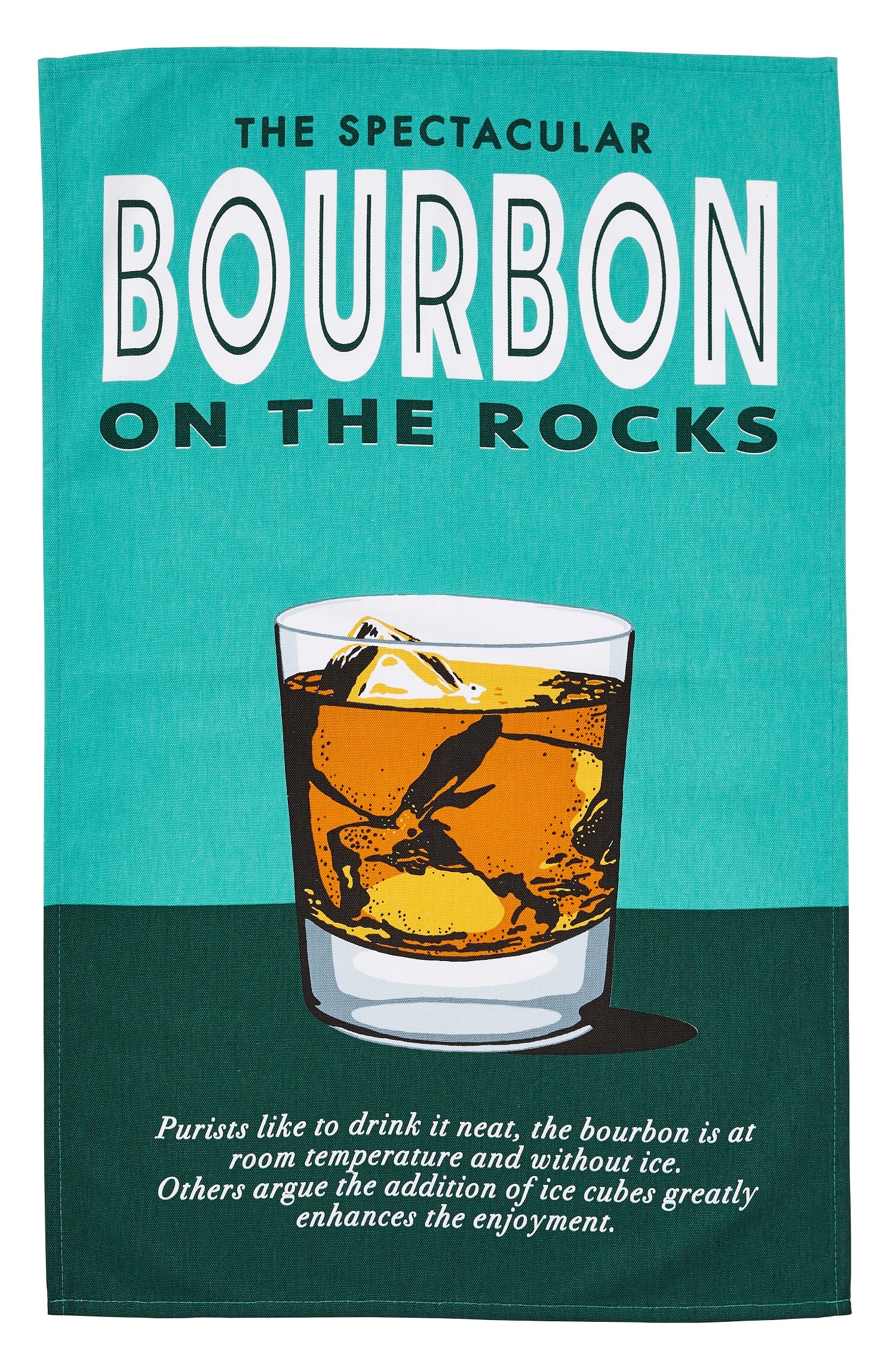 Ulster Weavers, "Wiscombe Bourbon", Pure cotton printed tea towel. Printed in the UK. - Home Landing