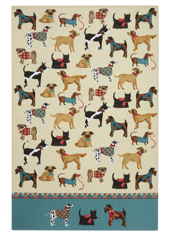 Ulster Weavers, "Hound Dog", Pure cotton printed tea towel - Home Landing