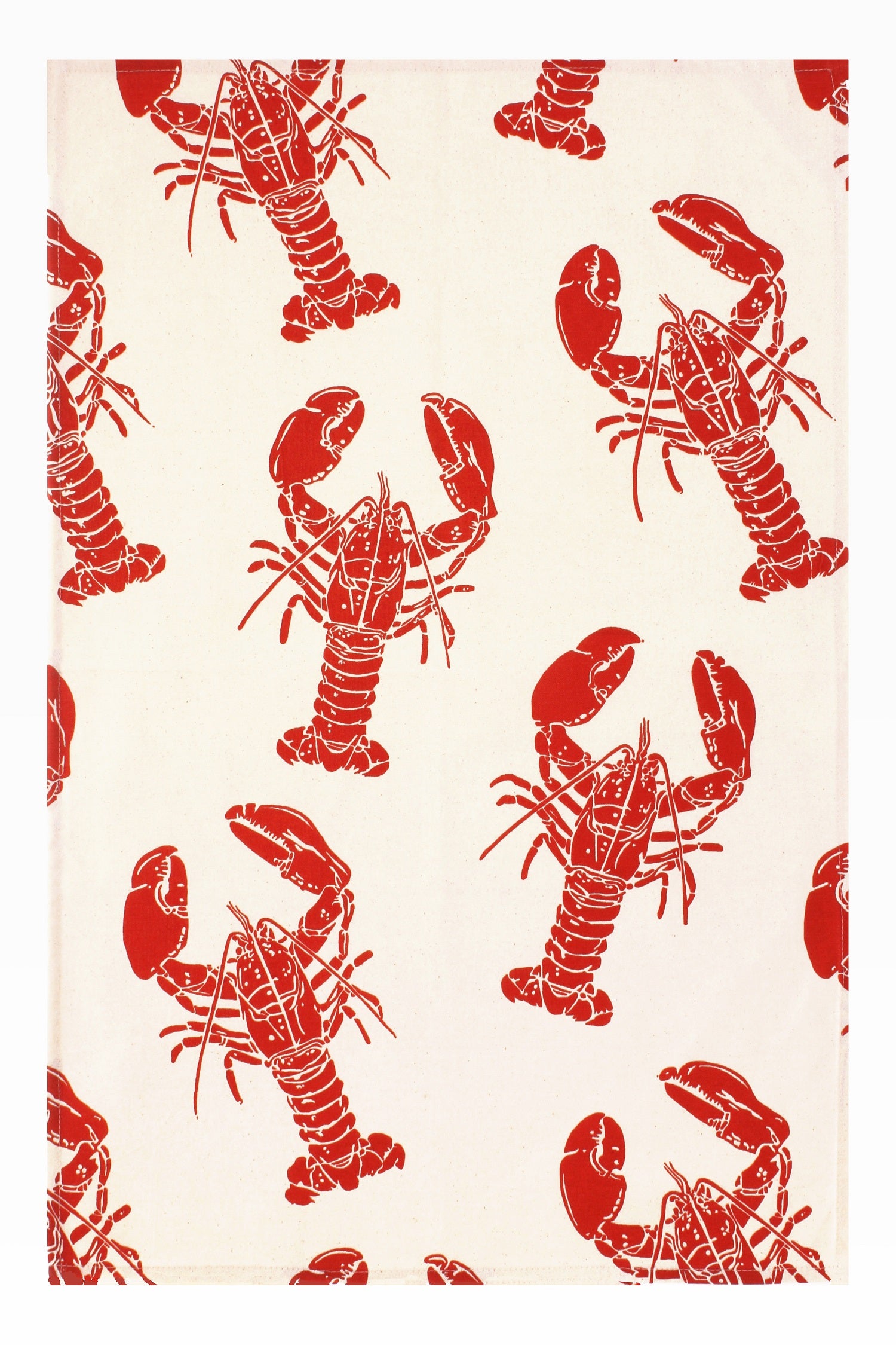 Ulster Weavers "Lobster", Pure cotton printed tea towel