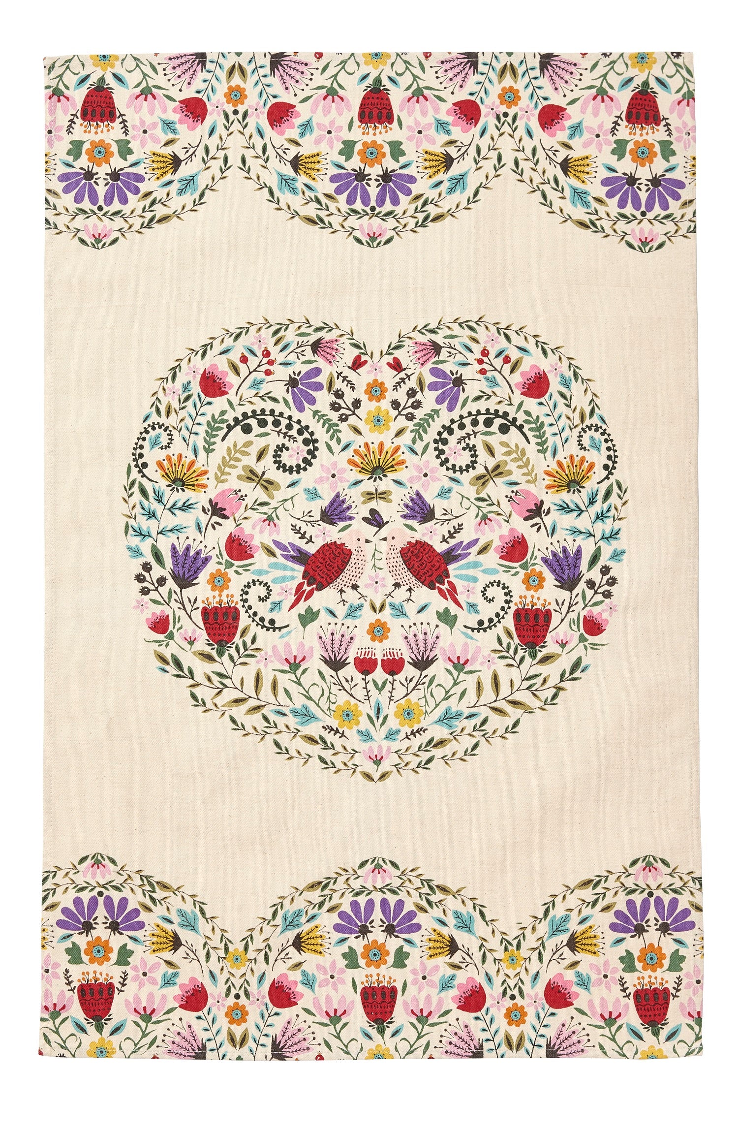 Ulster Weavers, "Melody", Pure cotton printed tea towel. - Home Landing