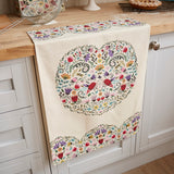 Ulster Weavers, "Melody", Pure cotton printed tea towel. - Home Landing