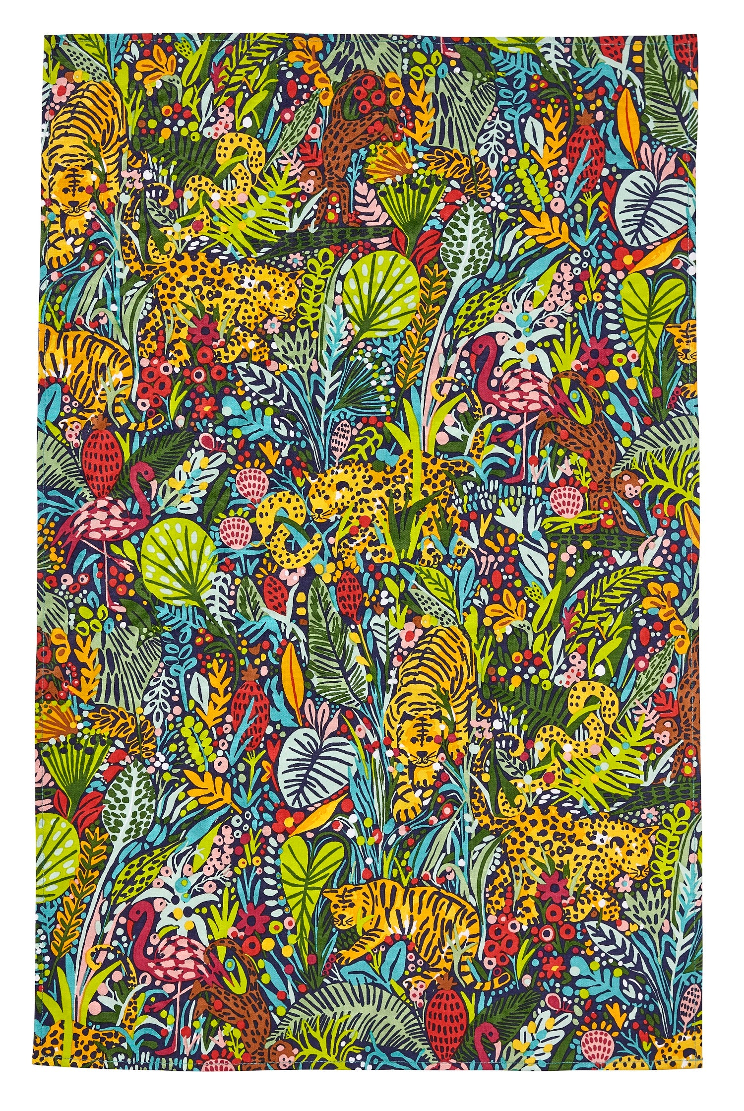 Ulster Weavers, "Menagerie", Pure cotton printed tea towel. - Home Landing