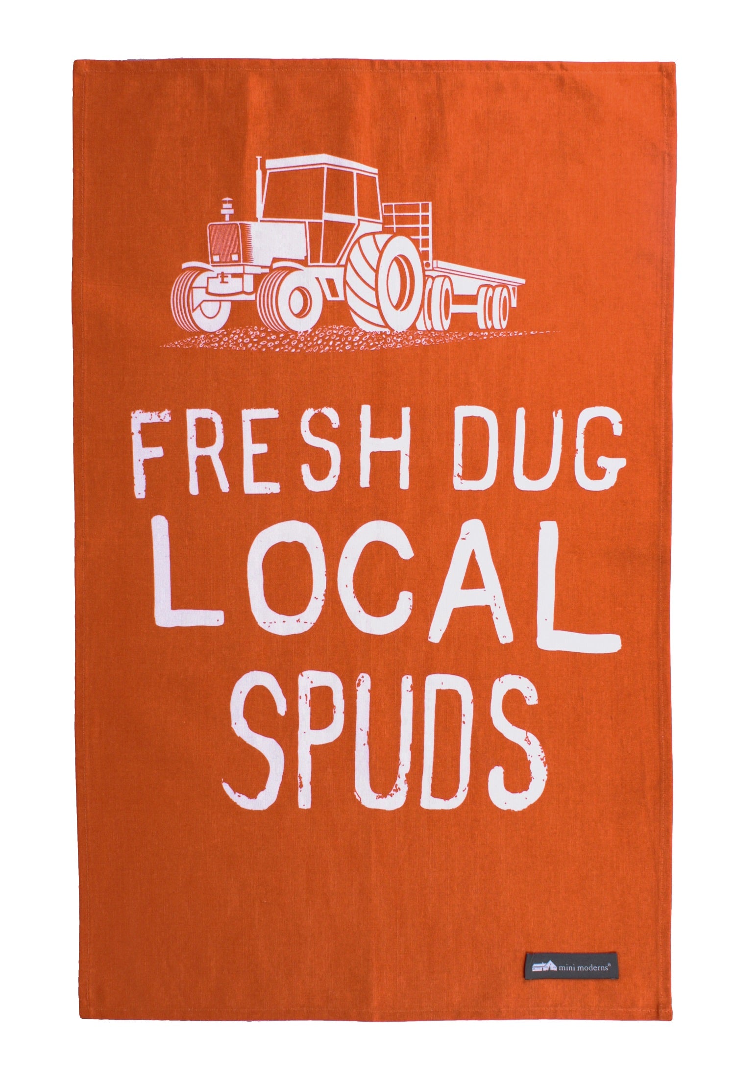 Ulster Weavers, "Mini Moderns Spuds", Pure Cotton printed tea towel