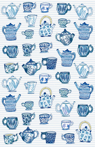 Ulster Weavers, "Tea Cup", Cotton tea towel. Printed in the UK.