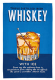 Ulster Weavers, "Wiscombe Whiskey", Pure cotton printed tea towel. Printed in the UK. - Home Landing