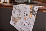 Ulster Weavers, "Dog Days", Printed recycled cotton tea towel.