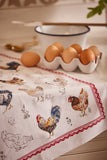 Ulster Weavers, "Farm Birds", Printed recycled cotton tea towel.