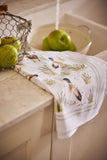 Ulster Weavers, "Farmhouse Ducks", Printed recycled cotton tea towel.