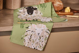 Ulster Weavers, "Woolly Sheep", Printed recycled cotton tea towel.