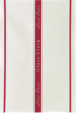 Ulster Weavers, "Glass Cloth Red", Woven linen and cotton union