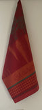 Coucke "Carottes du Potager", Woven cotton tea towel. Designed in France.