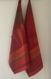 Coucke "Tomates du Potager", Woven cotton tea towel. Designed in France.