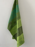Coucke "Herbes Aromatiques”, Woven cotton tea towel. Designed in France.