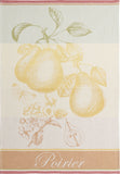 Coucke "Poirier", Woven cotton tea towel. Designed in France.