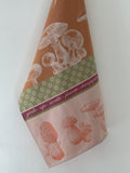 Coucke "Champignons", Woven cotton tea towel. Designed in France.