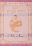 Coucke "Baba Au Rhum”, Woven cotton tea towel. Designed in France.