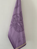 Coucke "Panier de Lavande", Woven cotton tea towel. Designed in France.